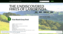 Desktop Screenshot of lamorindahikes.com